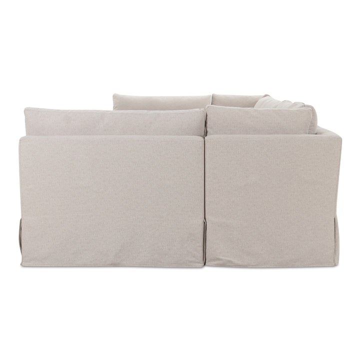 Moe's Home Collection - Fable Slipcover Dining Banquette U-Shape Beige 154In - OA-1073-34 | American Home Furniture