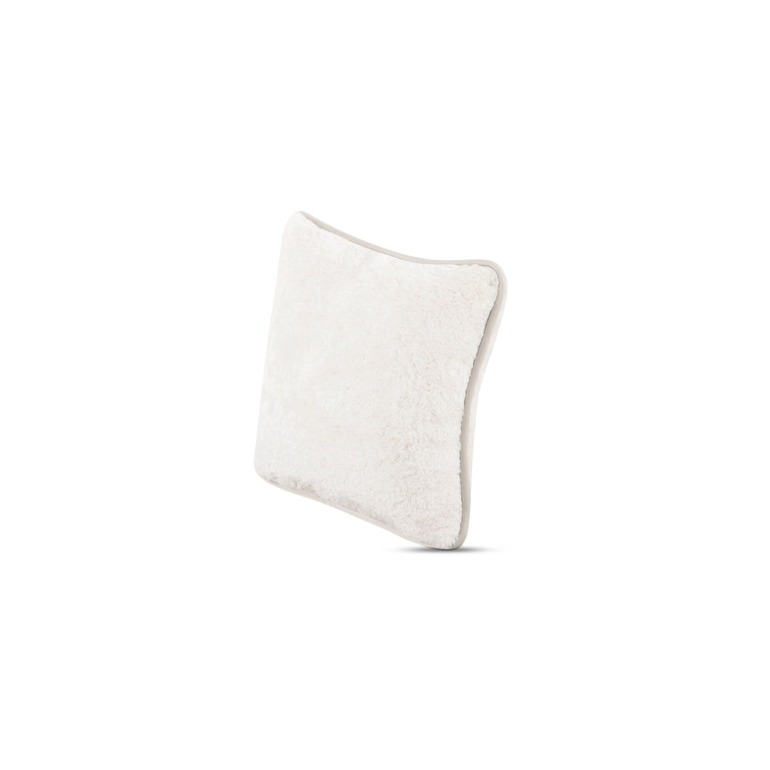 Carr 25In Cushion Faux Fur Cream