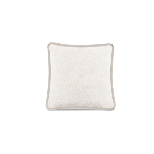 Carr 25In Cushion Faux Fur Cream