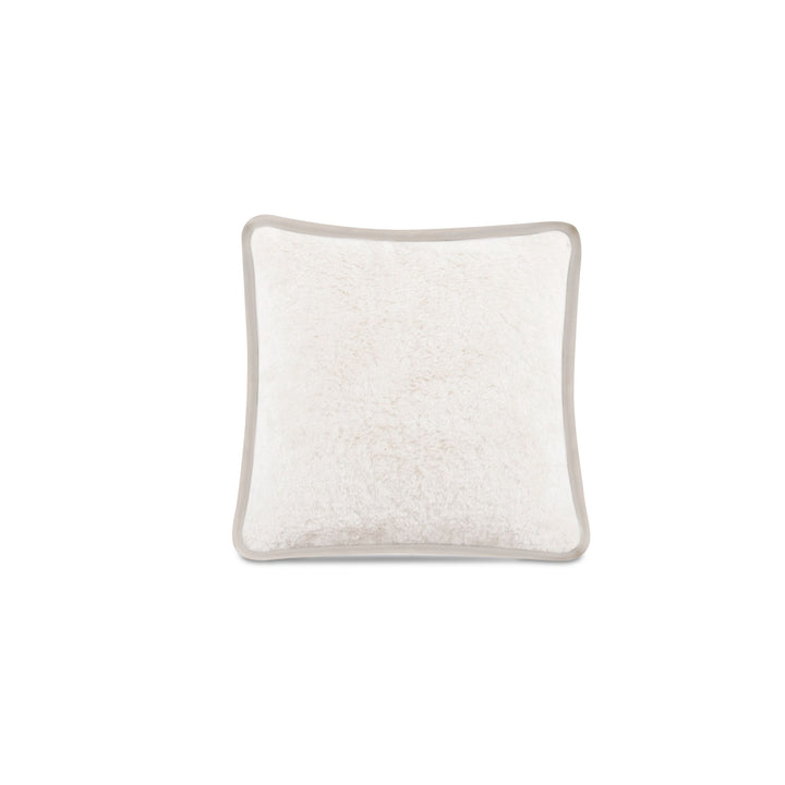 Carr 25In Cushion Faux Fur Cream