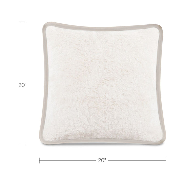 Carr 20In Cushion Faux Fur Cream