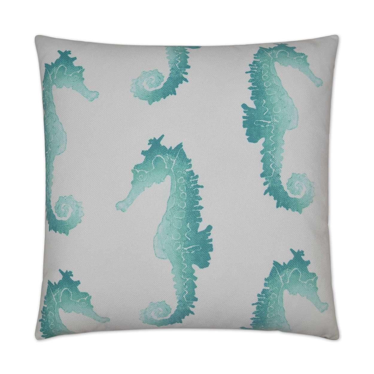 D.V. KAP Home - Outdoor Seahorse Pillow - OD-119-T-2222 | American Home Furniture