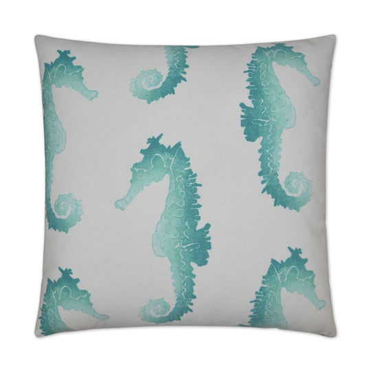 D.V. KAP Home - Outdoor Seahorse Pillow - OD-119-T-2222 | American Home Furniture