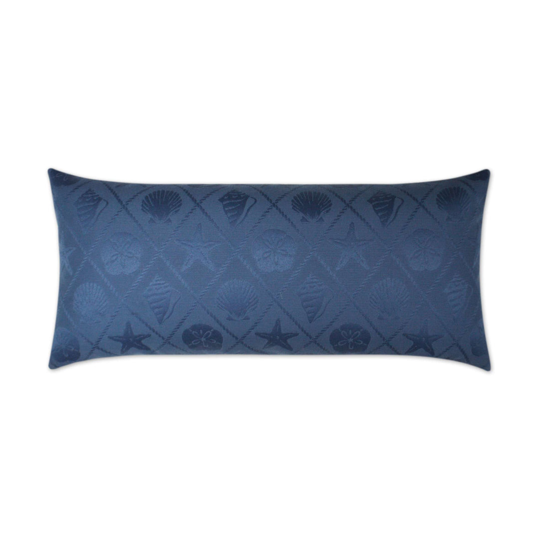 American Home Furniture | D.V. KAP Home - Outdoor Shell Trellis Lumbar Pillow