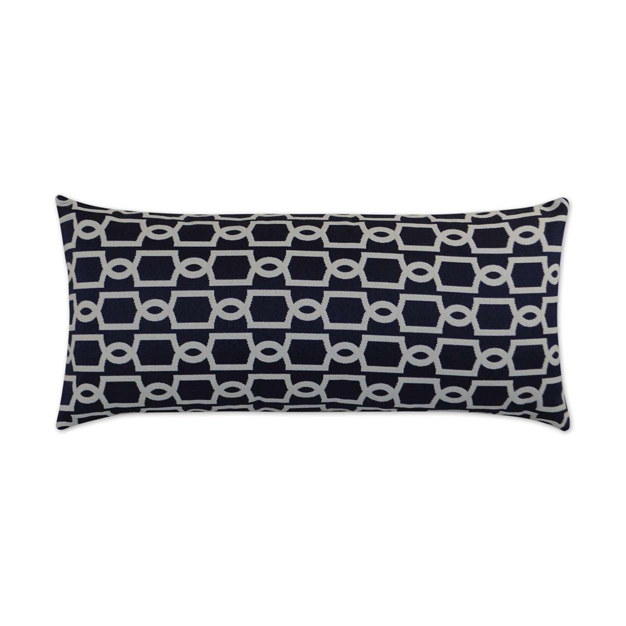 D.V. KAP Home - Outdoor Ocean Gate Lumbar Pillow - OD-235-N-1224 | American Home Furniture