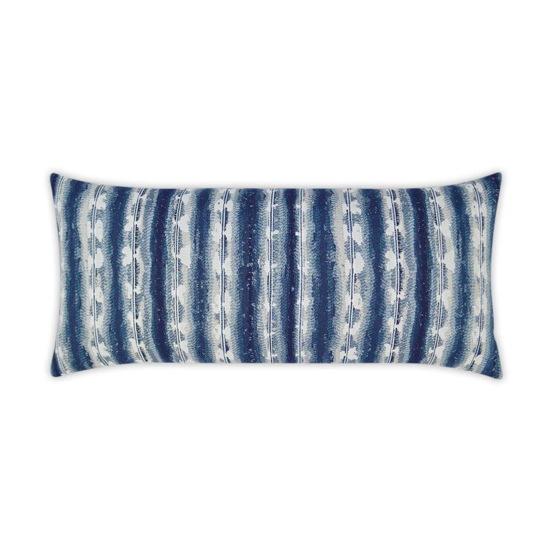 American Home Furniture | D.V. KAP Home - Outdoor Sunshibo Stripe Lumbar Pillow