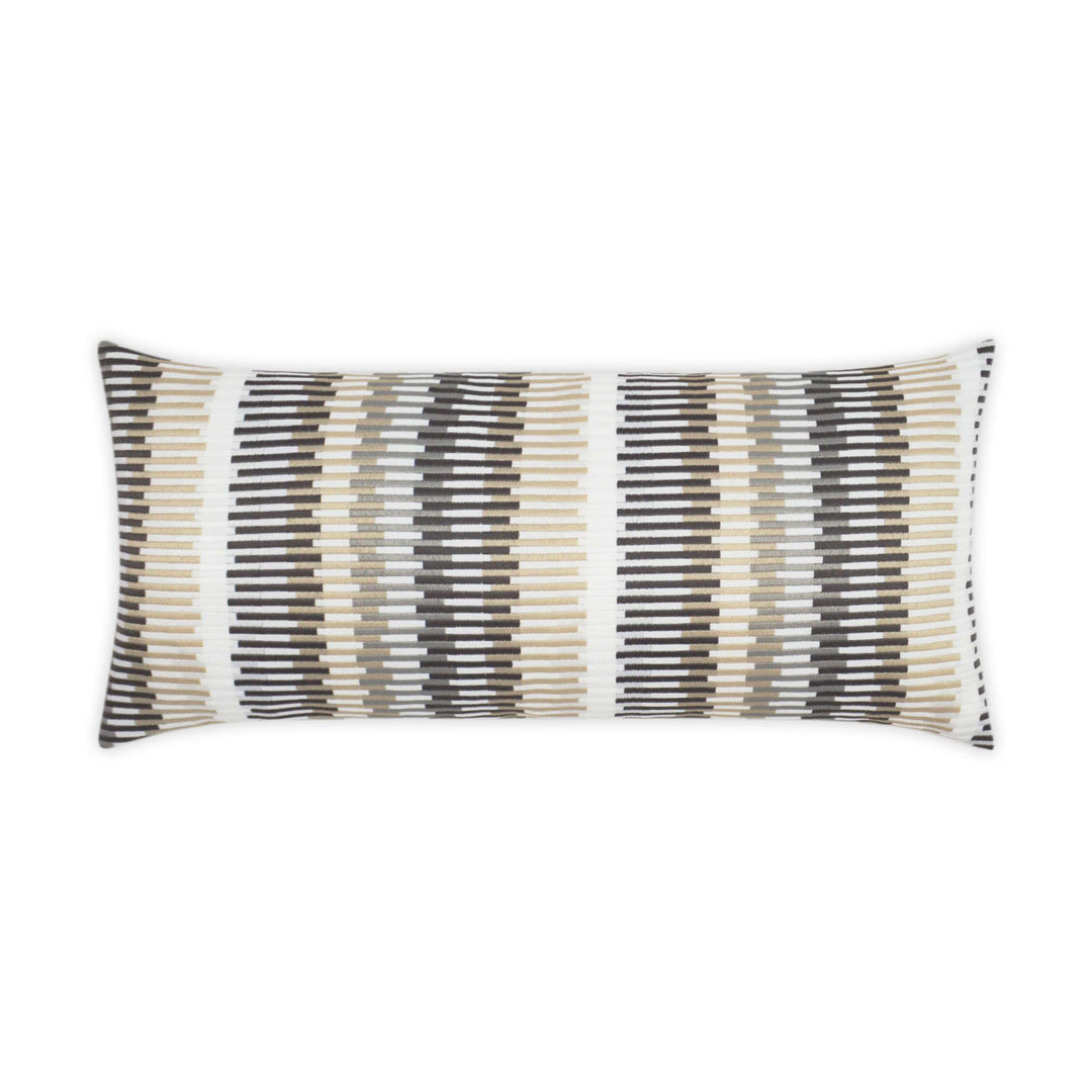 American Home Furniture | D.V. KAP Home - Outdoor Sunfun Stripe Lumbar Pillow