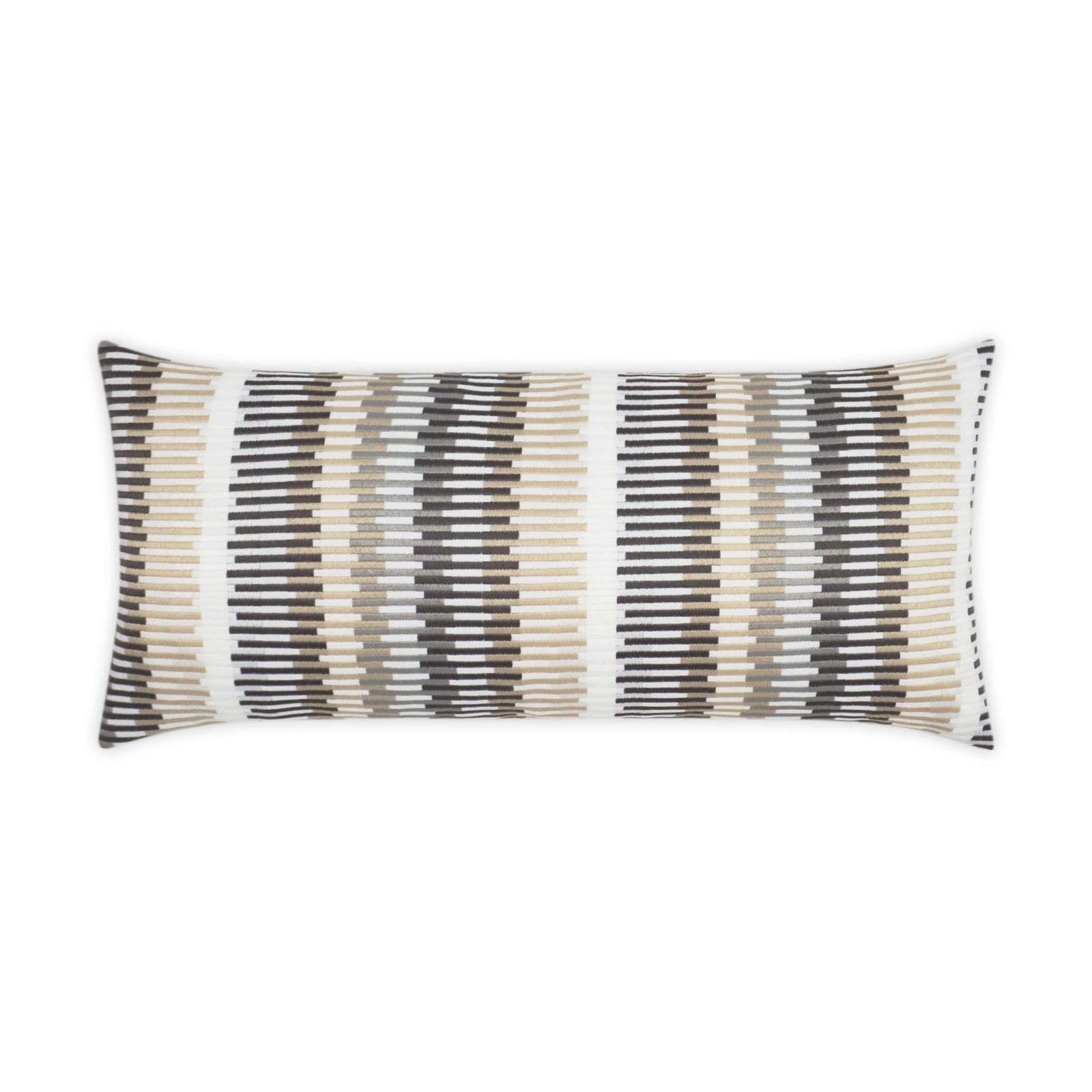 D.V. KAP Home - Outdoor Sunfun Stripe Lumbar Pillow - OD-302-L-1224 | American Home Furniture
