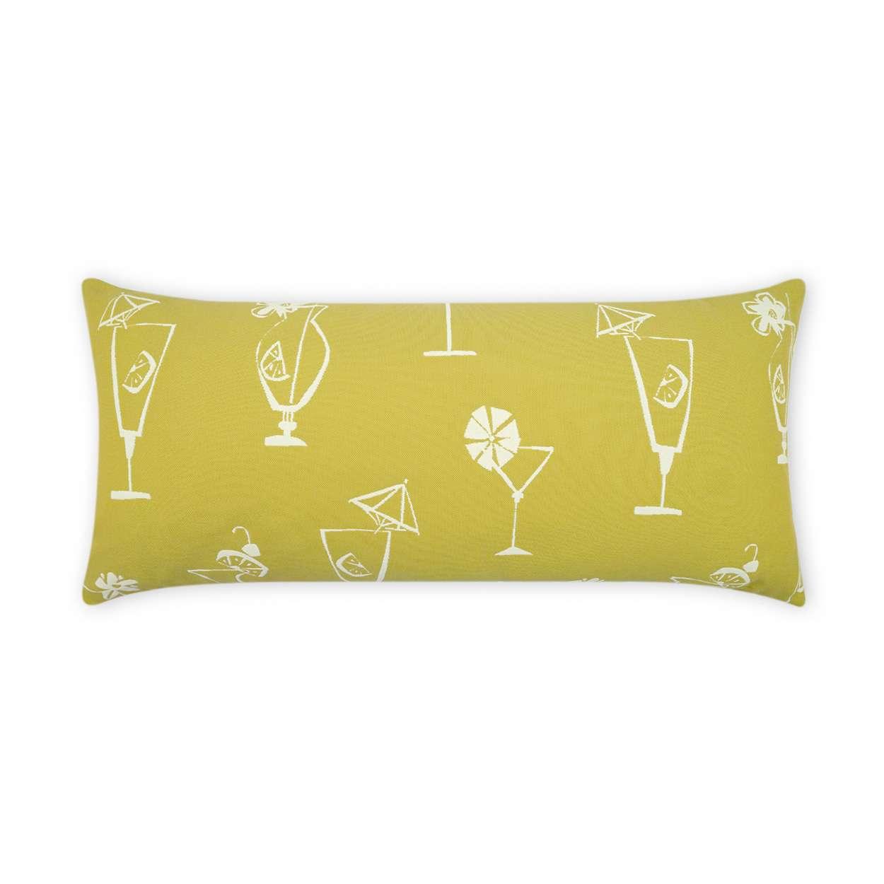 D.V. KAP Home - Outdoor Happy Hour Lumbar Pillow - OD-437-C-1224 | American Home Furniture