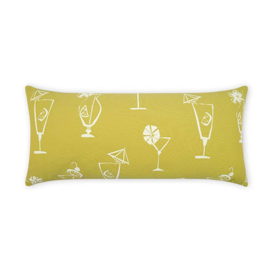 D.V. KAP Home - Outdoor Happy Hour Lumbar Pillow - OD-437-C-1224 | American Home Furniture