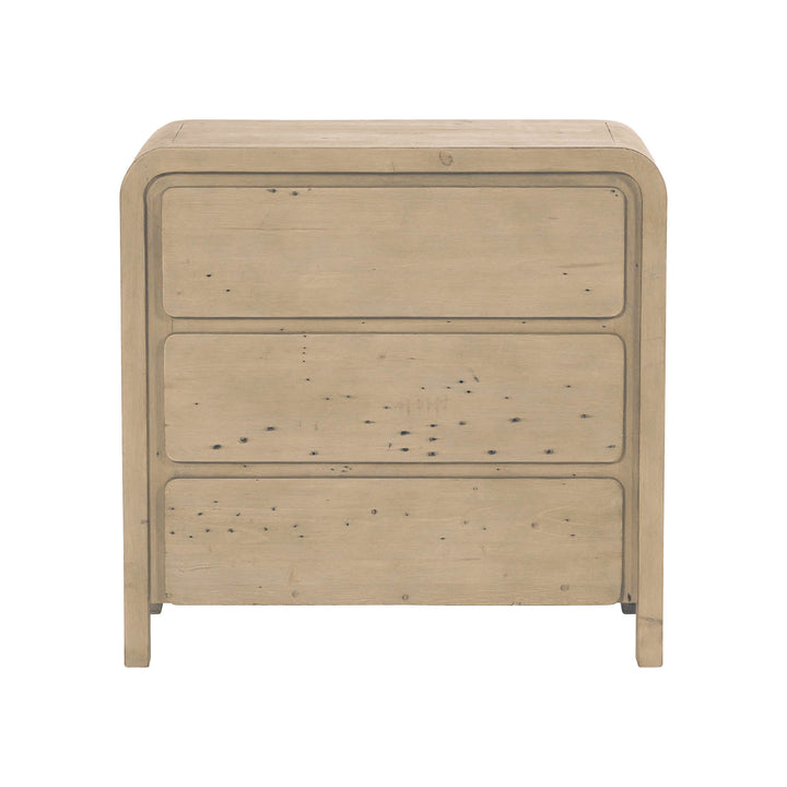 Opera 3 Drawer Small Chest - Scrubbed Teak