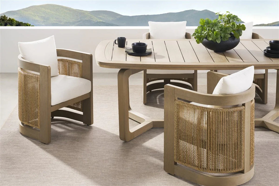 American Home Furniture Vanguard Furniture Drift Outdoor Dining Table