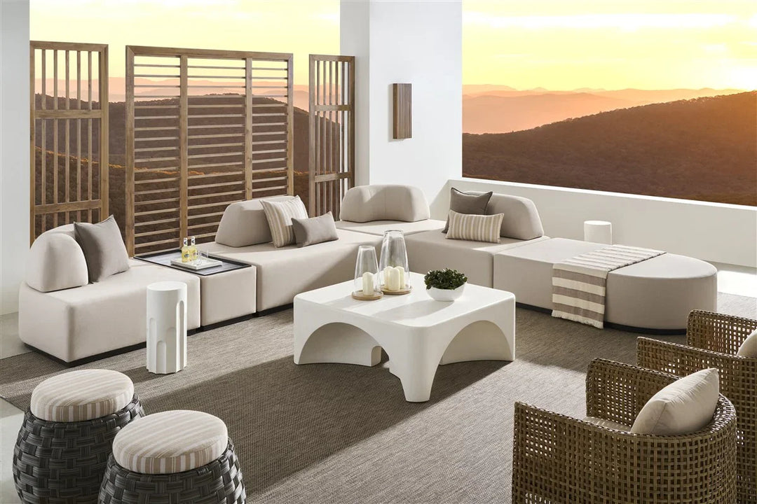 American Home Furniture Vanguard Furniture Dorian Outdoor Spot Table