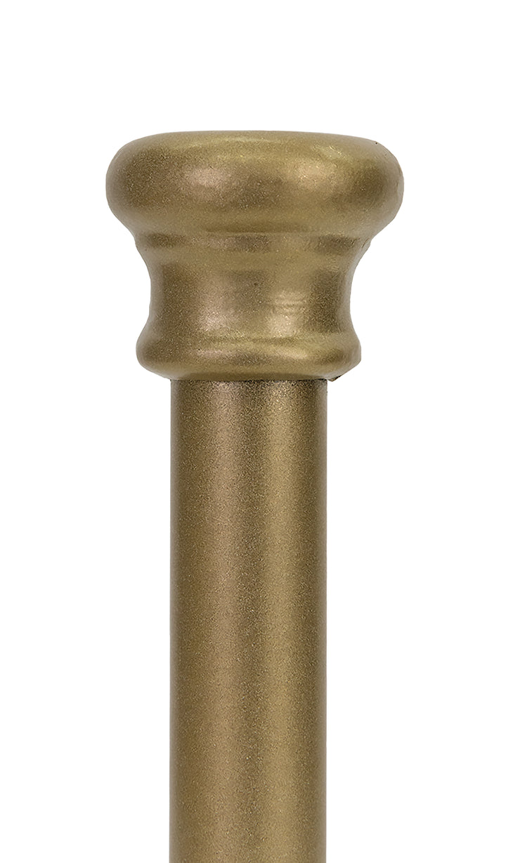 14.5"W x 14.5"D x 30"H / Licorice Black/Milky Gold