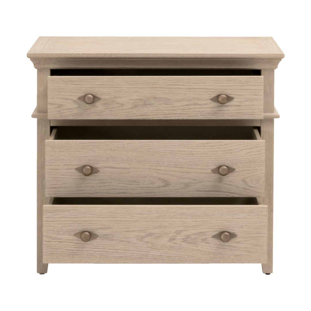 Oxford 3-Drawer Nightstand