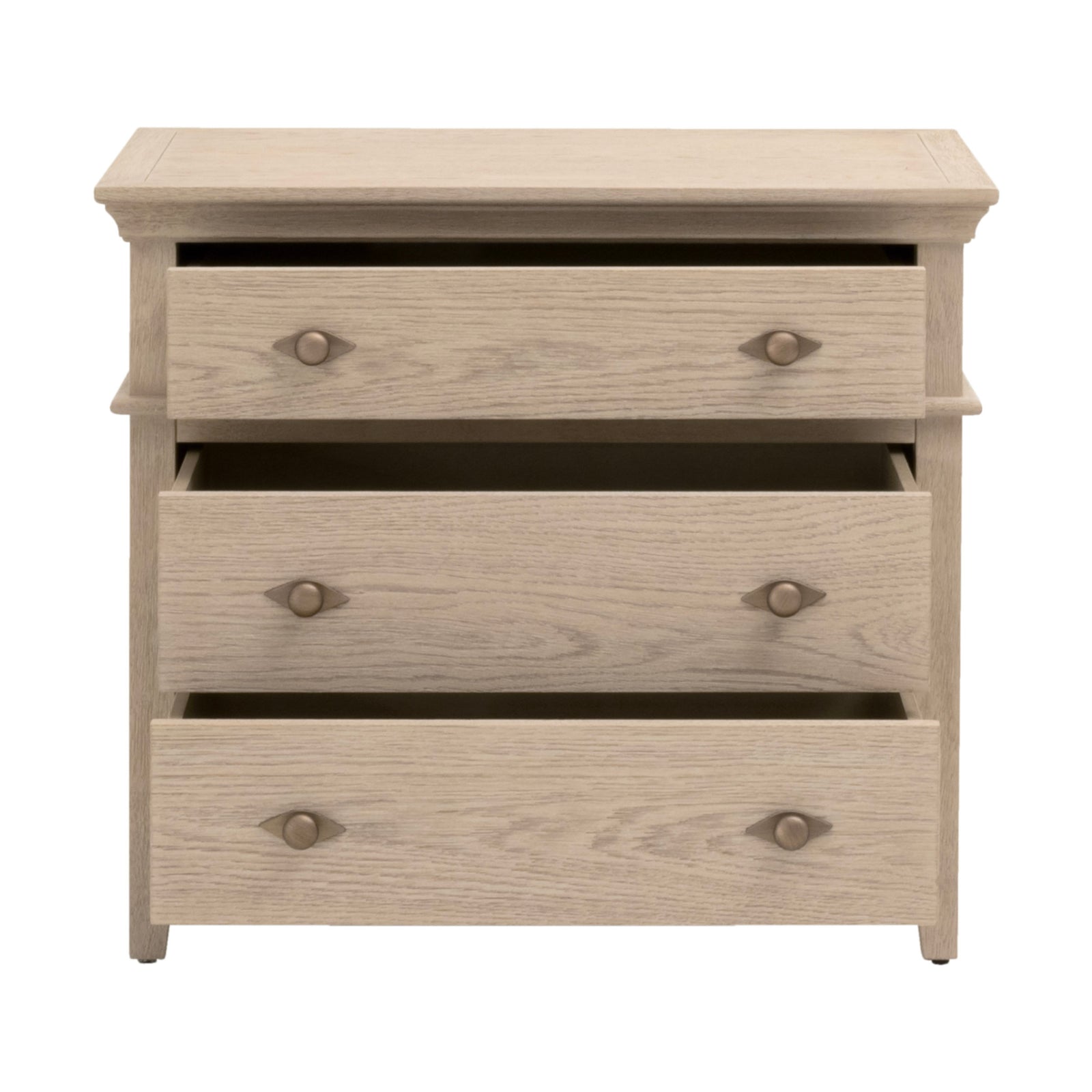 Oxford 3-Drawer Nightstand