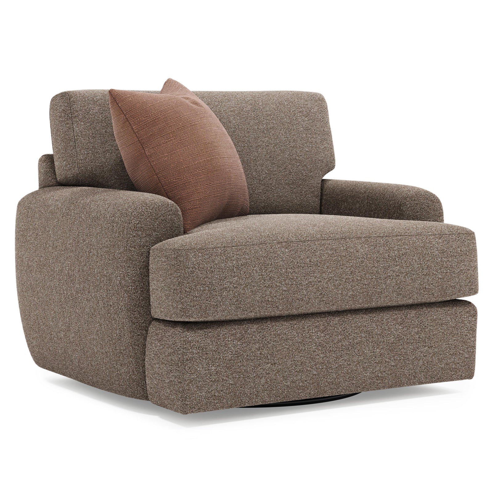 American Home Furniture Bernhardt Cameron Fabric Swivel Chair