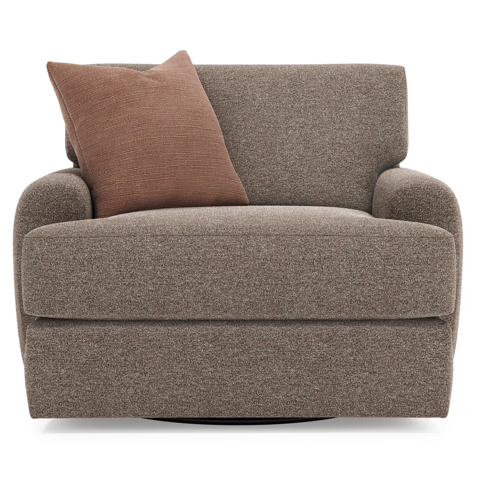 American Home Furniture Bernhardt Cameron Fabric Swivel Chair