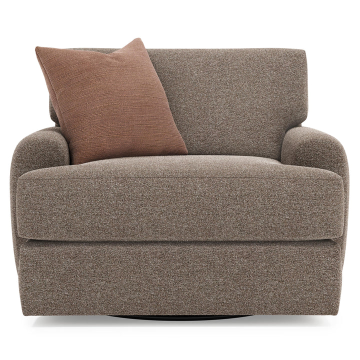 American Home Furniture Bernhardt Cameron Fabric Swivel Chair