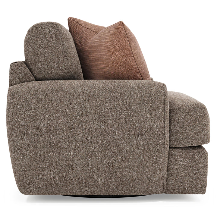 American Home Furniture Bernhardt Cameron Fabric Swivel Chair