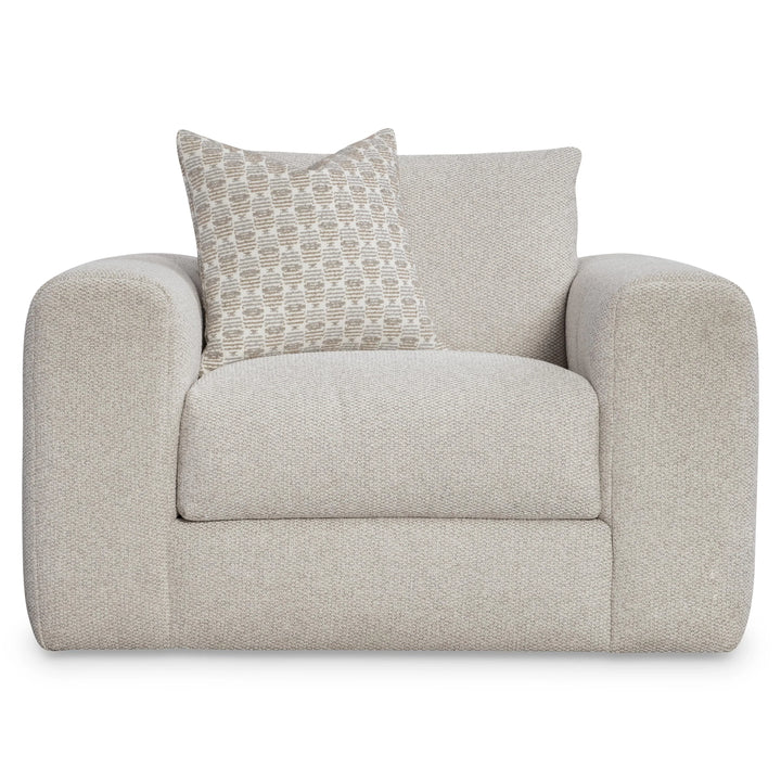 American Home Furniture Bernhardt Vista Fabric Swivel Chair
