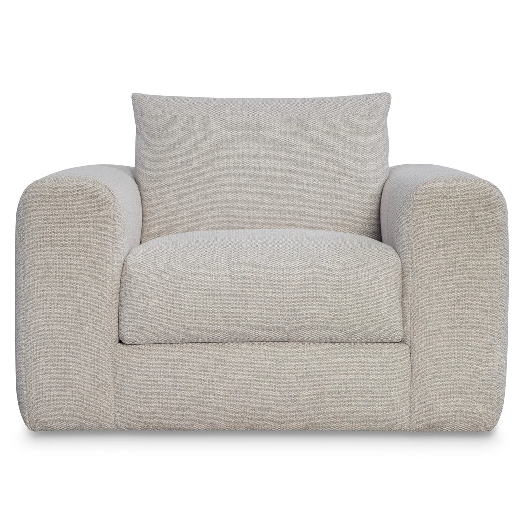 American Home Furniture Bernhardt Vista Fabric Swivel Chair