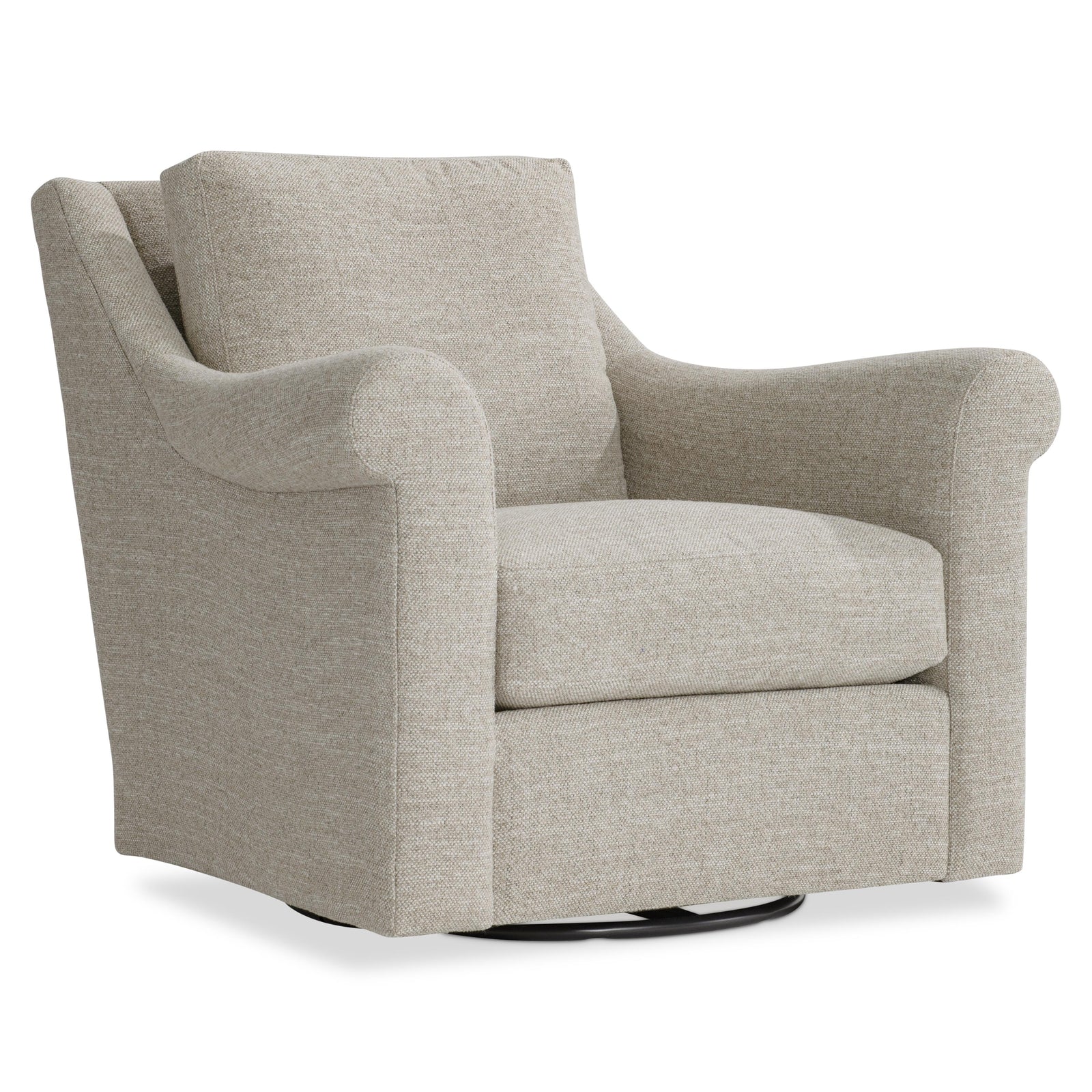 American Home Furniture Bernhardt Keirnan Fabric Swivel Chair
