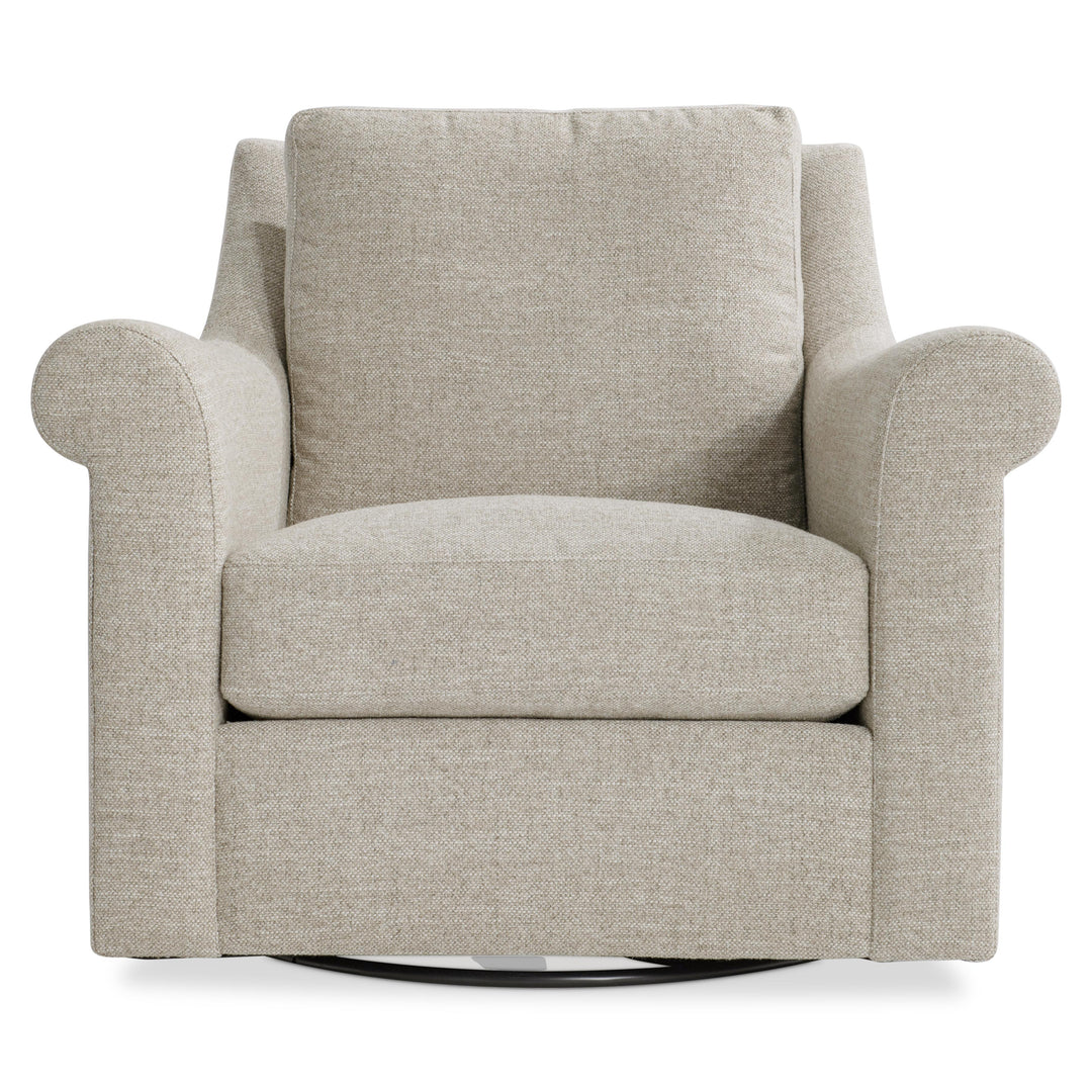American Home Furniture Bernhardt Keirnan Fabric Swivel Chair