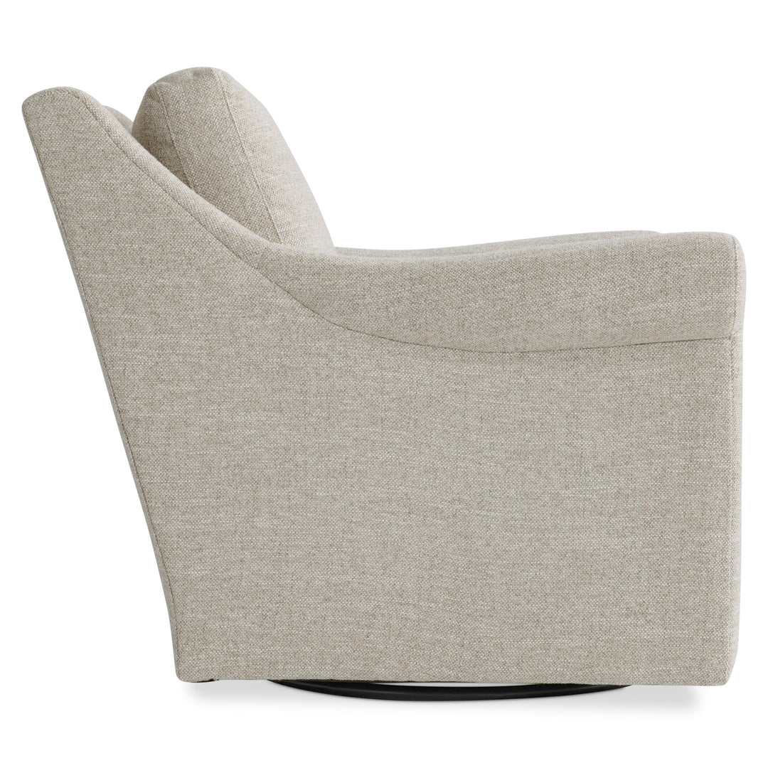 American Home Furniture Bernhardt Keirnan Fabric Swivel Chair