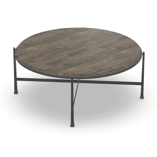 American Home Furniture Vanguard Furniture Brut Round Cocktail Table