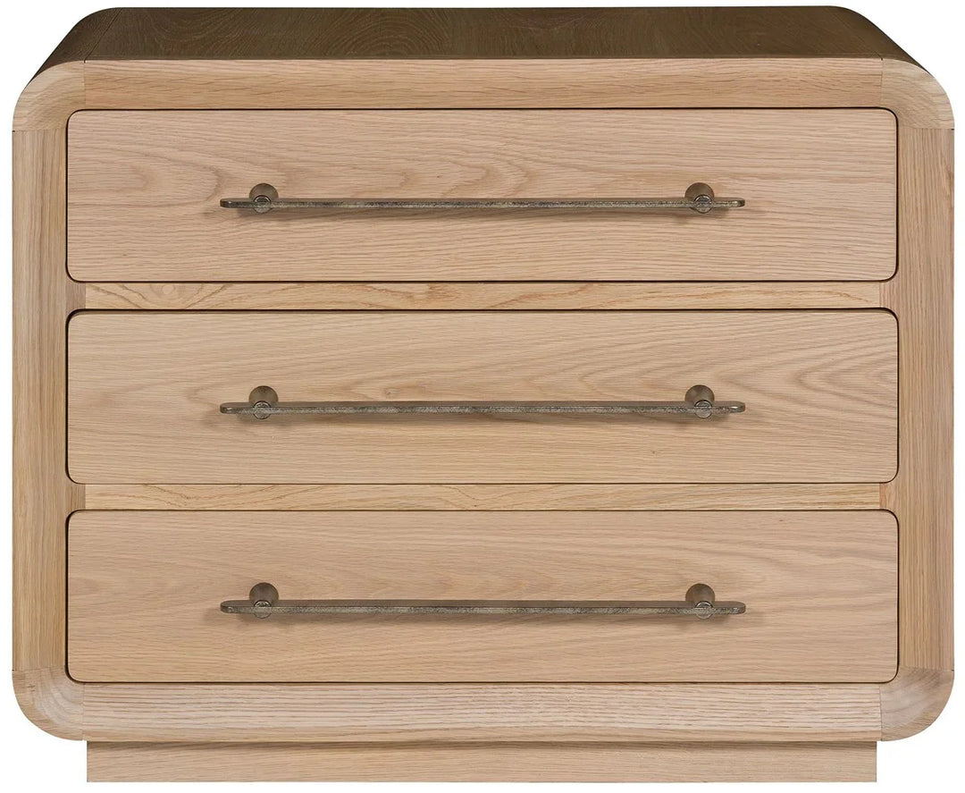 American Home Furniture Vanguard Furniture Form Three Drawer Nightstand