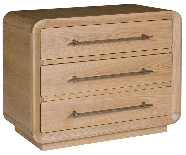 American Home Furniture Vanguard Furniture Form Three Drawer Nightstand