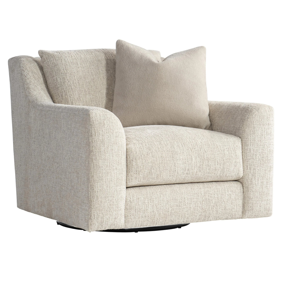 American Home Furniture Bernhardt Gabi Fabric Swivel Chair