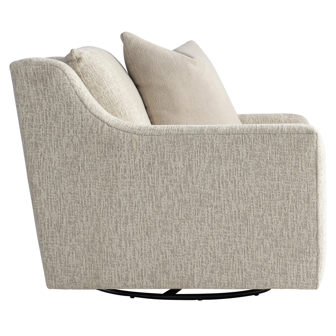 American Home Furniture Bernhardt Gabi Fabric Swivel Chair