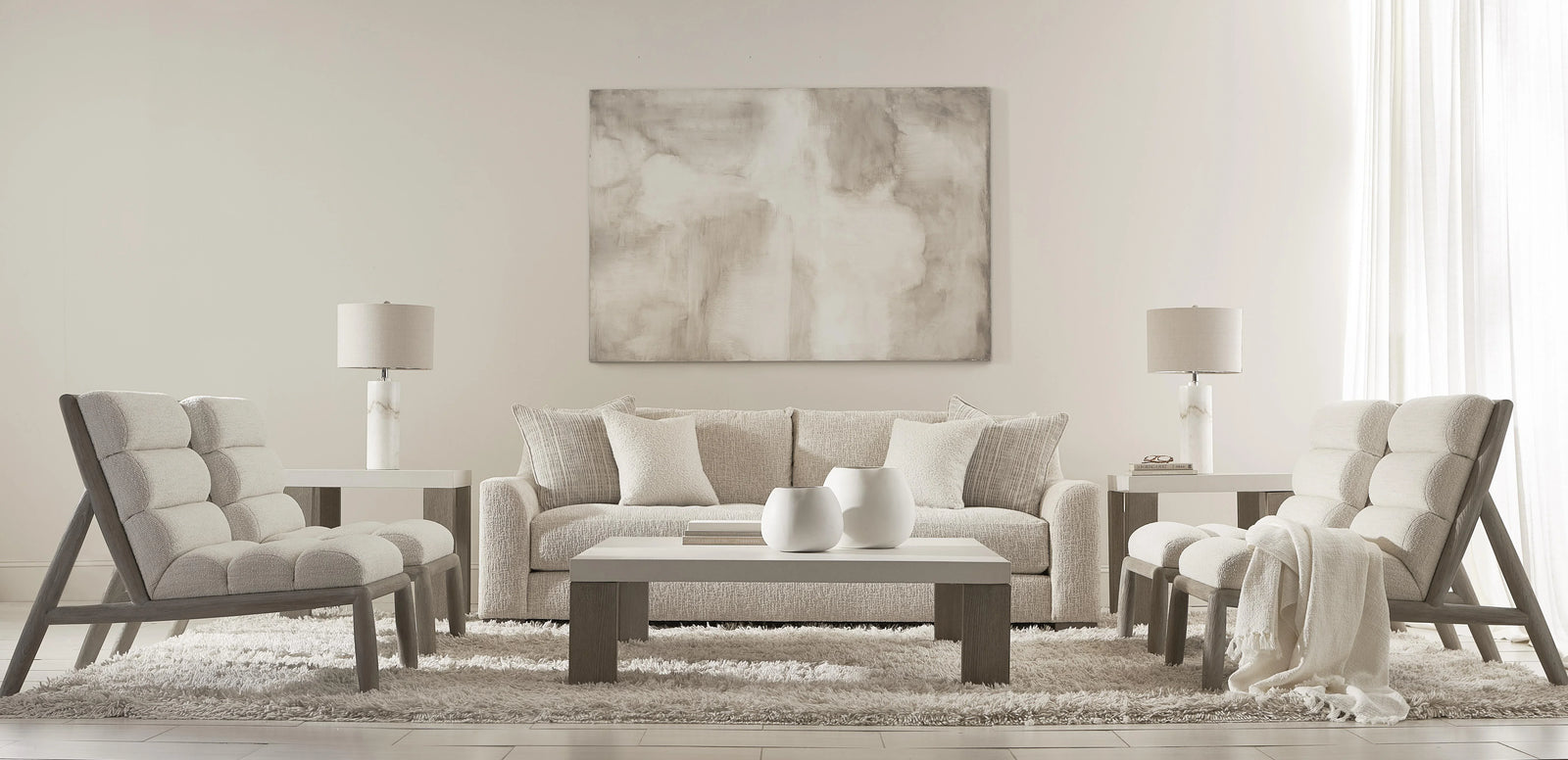 Bernhardt - Gabi Fabric Sofa - P7087A | American Home Furniture