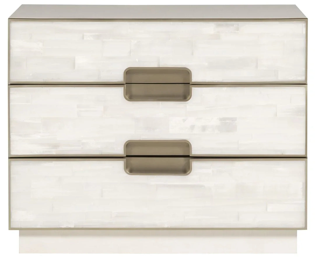 American Home Furniture Vanguard Furniture Splendor Selenite Nightstand Medium