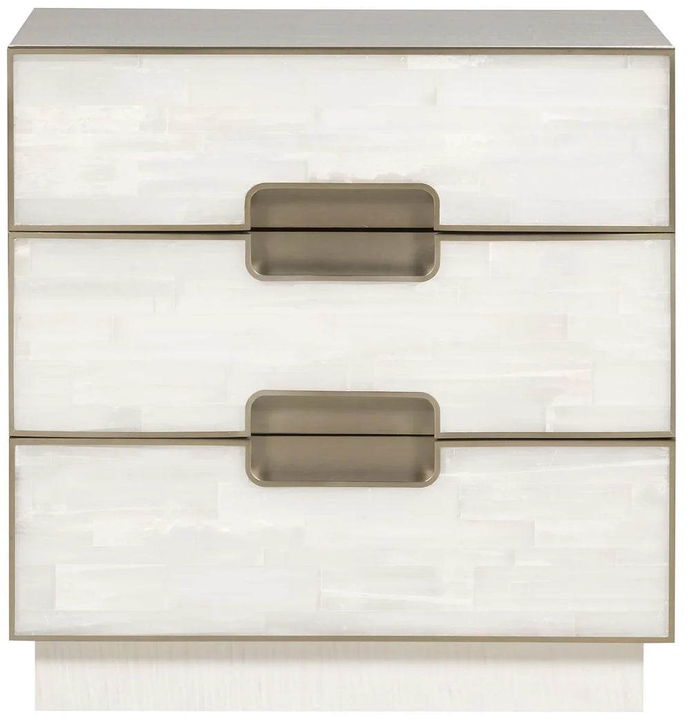 American Home Furniture Vanguard Furniture Splendor Selenite Nightstand Small