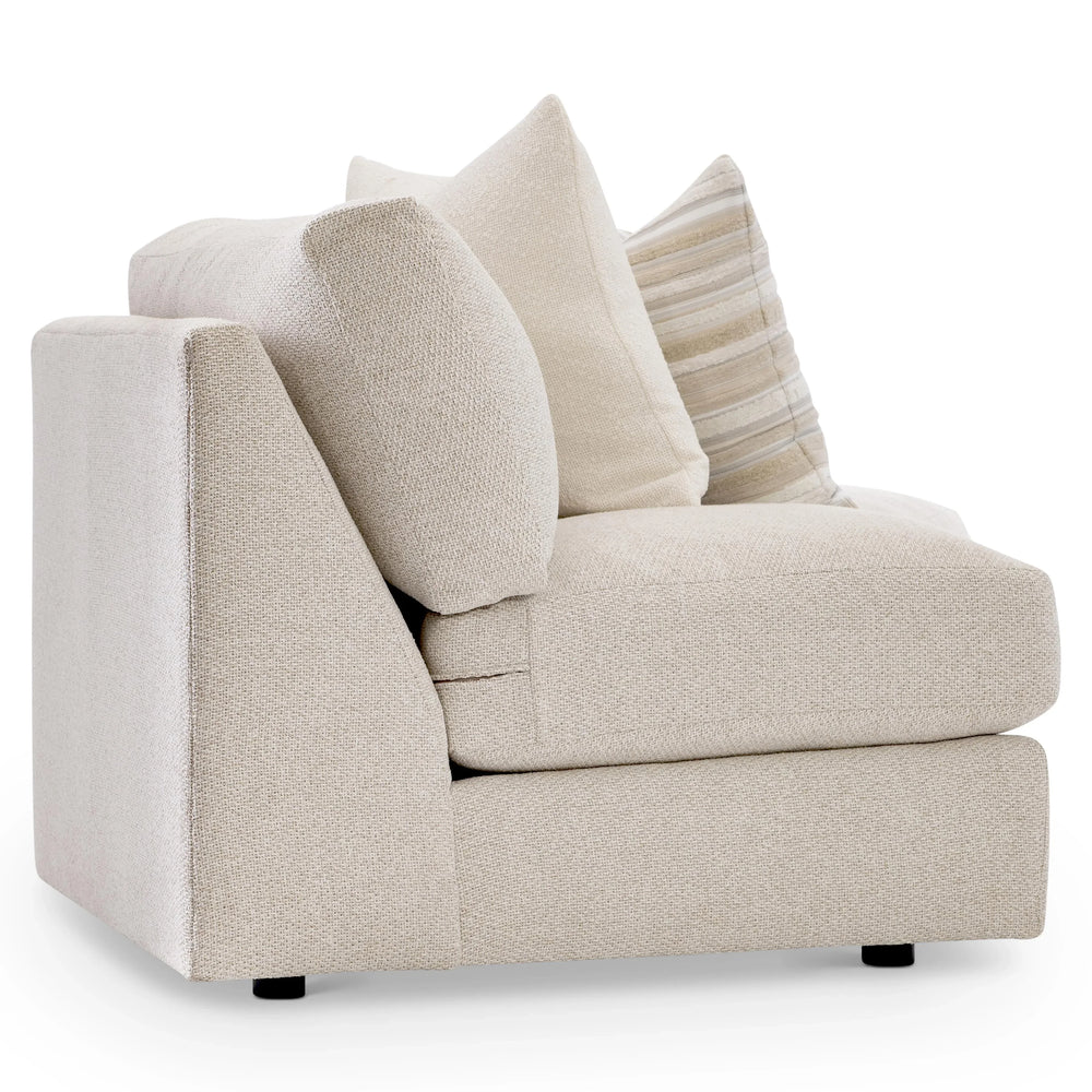 American Home Furniture Bernhardt Soleil Fabric Armless Loveseat