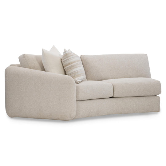 Bernhardt - Soleil Fabric Left Arm Loveseat - P8342A | American Home Furniture