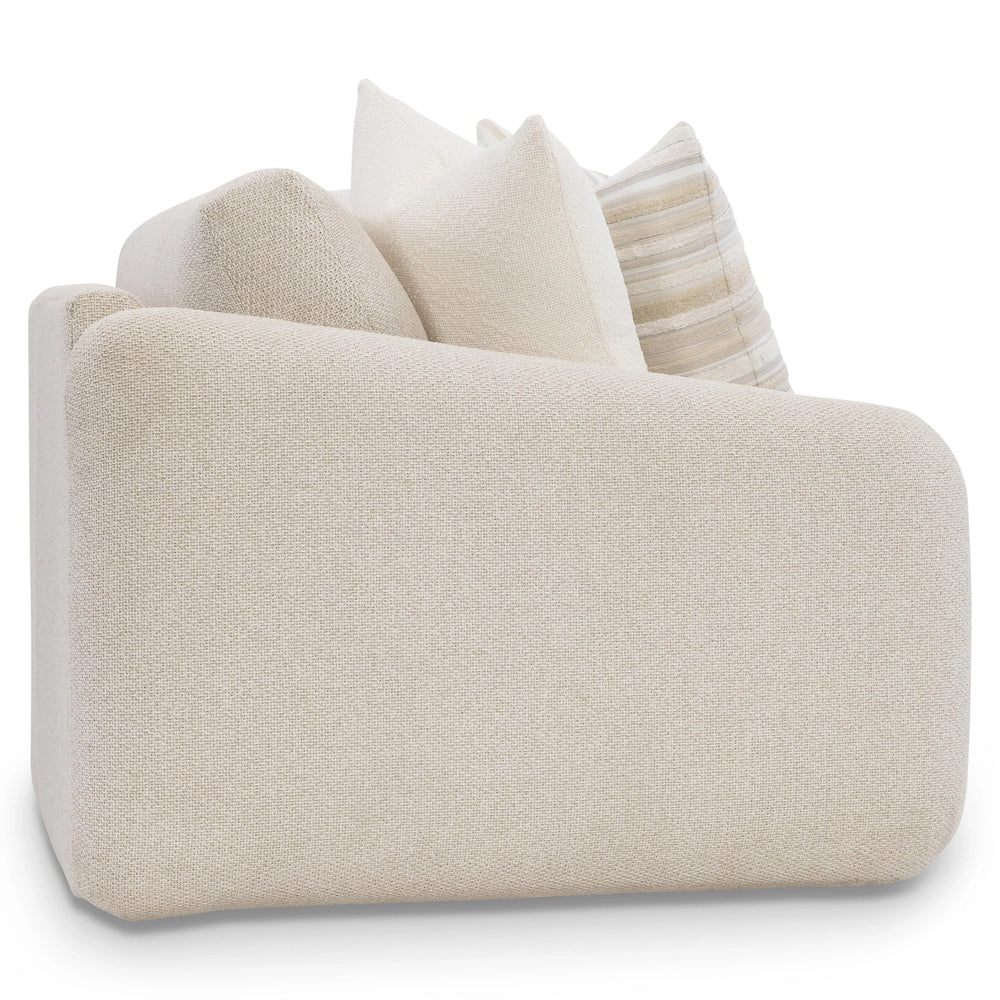 American Home Furniture Bernhardt Soleil Fabric Left Arm Loveseat