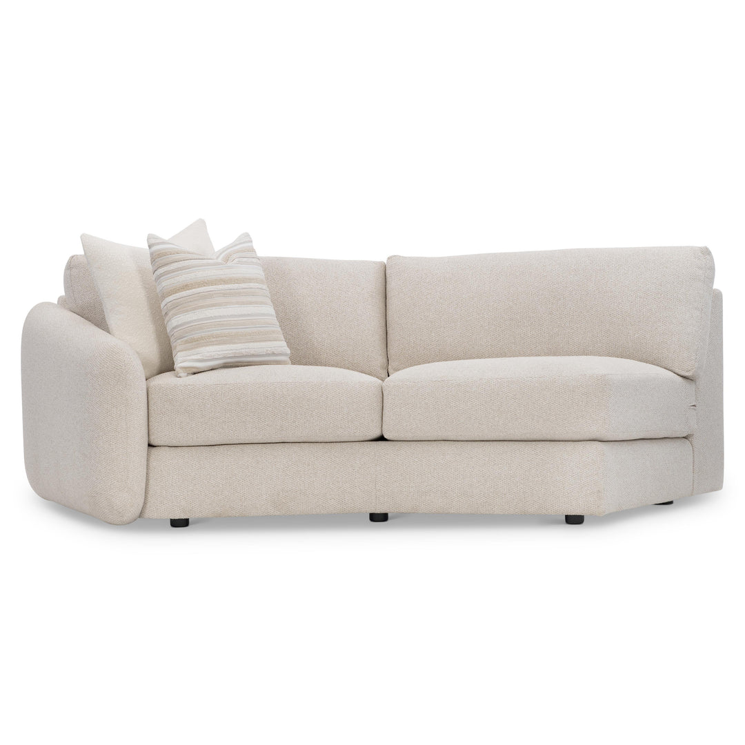 American Home Furniture Bernhardt Soleil Fabric Left Arm Loveseat