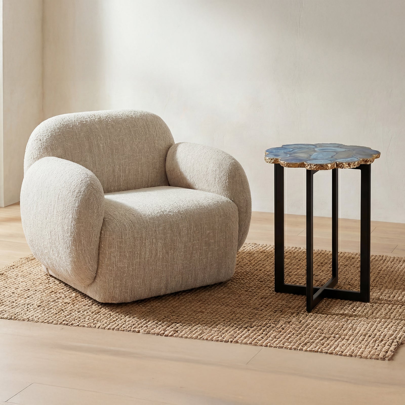 Moe's Home Collection - Azul Agate Accent Table - PJ-1011-26 | American Home Furniture