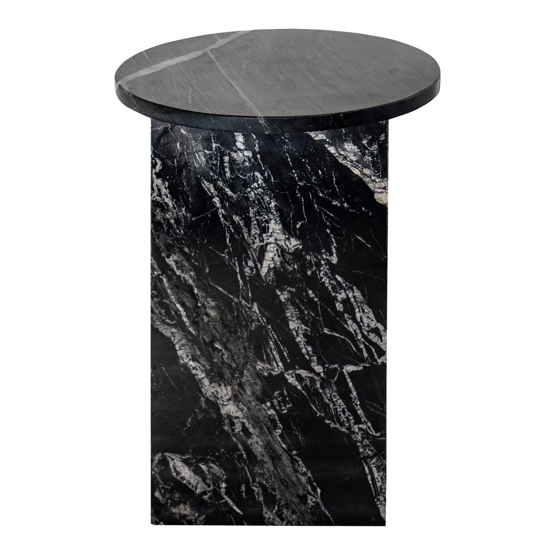 Moe's Home Collection - Grace Accent Table Black Marble - PJ-1021-02 | American Home Furniture