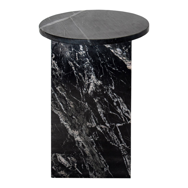 Moe's Home Collection - Grace Accent Table Black Marble - PJ-1021-02 | American Home Furniture