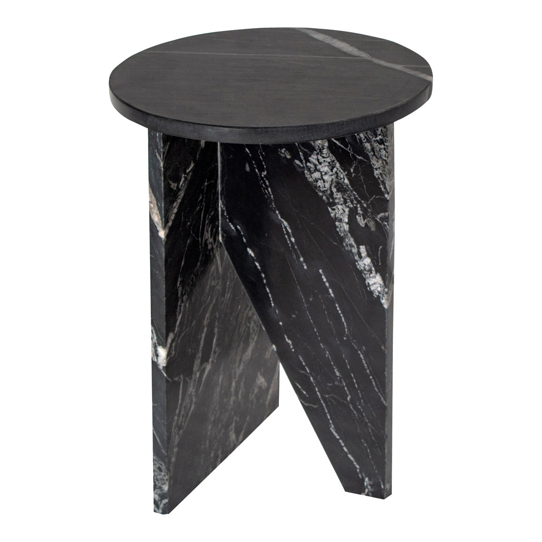 Moe's Home Collection - Grace Accent Table Black Marble - PJ-1021-02 | American Home Furniture