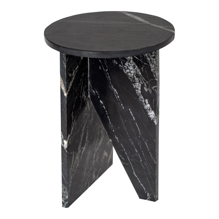 Moe's Home Collection - Grace Accent Table Black Marble - PJ-1021-02 | American Home Furniture