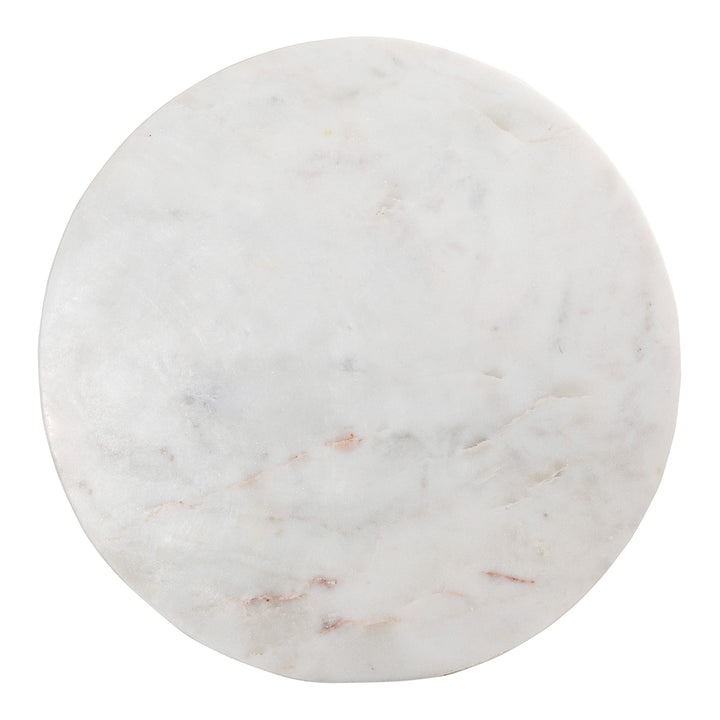 Moe's Home Collection - Grace Accent Table White Marble - PJ-1021-18 | American Home Furniture