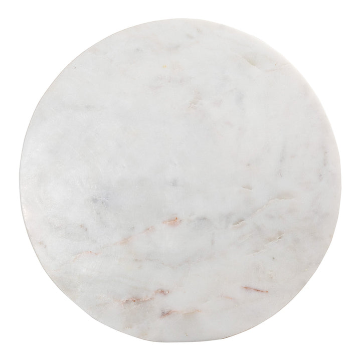 Grace Accent Table White Marble