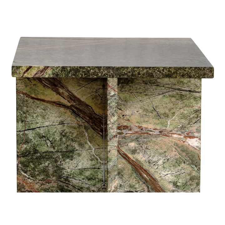 Moe's Home Collection - Blair Accent Table Rainforest Green Marble - PJ-1024-27 | American Home Furniture