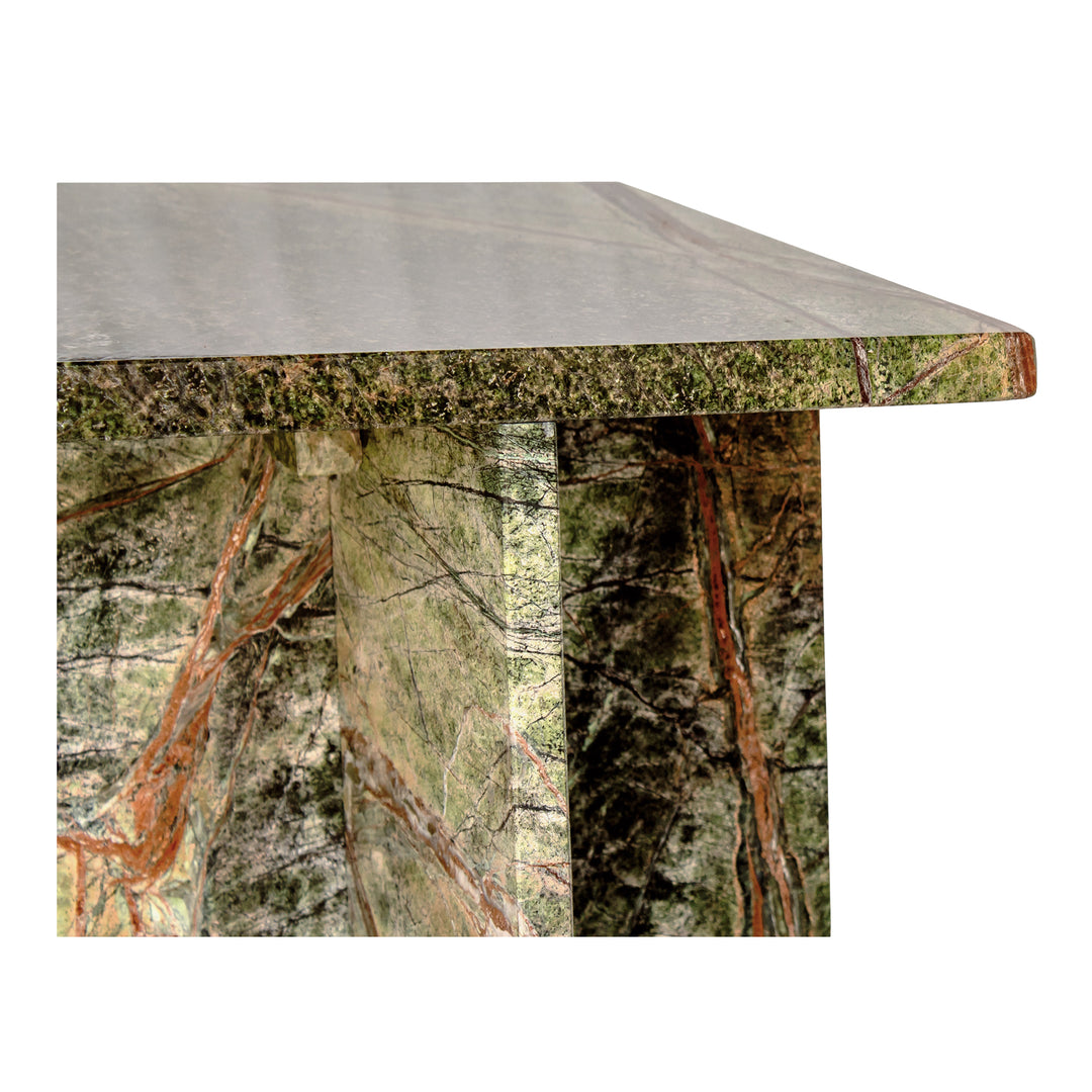 Moe's Home Collection - Blair Accent Table Rainforest Green Marble - PJ-1024-27 | American Home Furniture